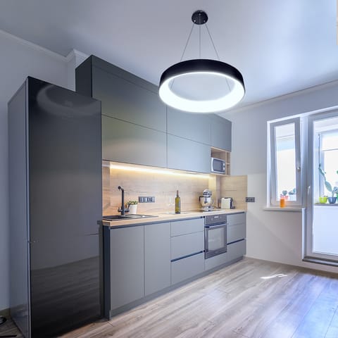 Lampa Led Wisząca okrąg 35W 4000K czarna DL-G03 w sklepie Wasserman.eu