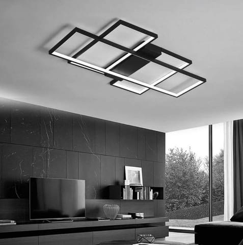 Lampa Led ring 123W czarna + Pilot ROMA w sklepie Wasserman.eu