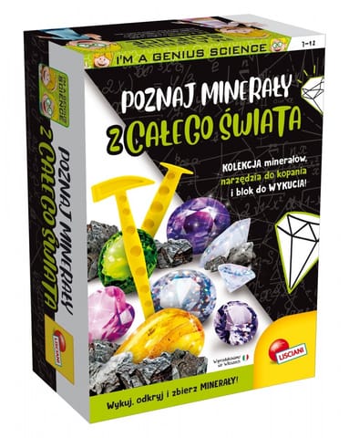 Zestaw naukowy Im a Genius Poznaj minerały z całego świata w sklepie Wasserman.eu