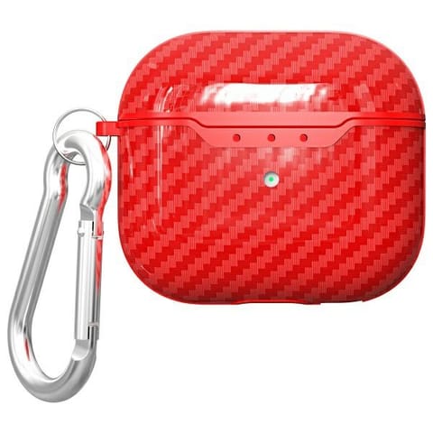 ⁨Beline AirPods Carbon Cover Air Pods 4 czerwony /red⁩ w sklepie Wasserman.eu