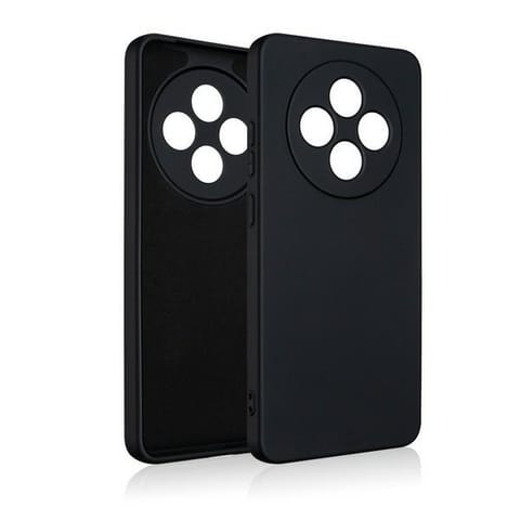 ⁨Beline Etui Silicone Oppo Reno 12F 5Gczarny/black⁩ w sklepie Wasserman.eu