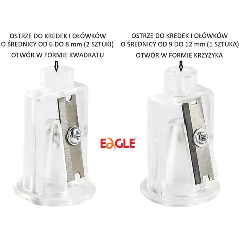 ⁨Ostrza do temperówki Eagle EG-5161 USB (3)⁩ w sklepie Wasserman.eu