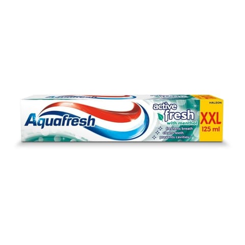 ⁨AQUAFRESH Active Fresh Pasta do zębów 125 ml⁩ w sklepie Wasserman.eu