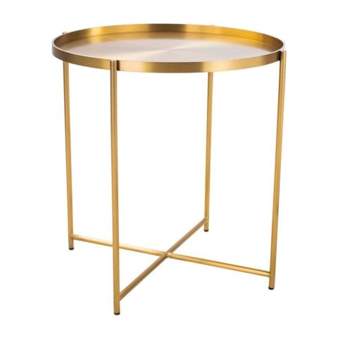 ⁨Coffee table MOON brass (Color: brass)⁩ at Wasserman.eu