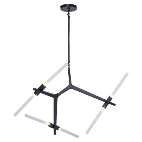 ⁨Pendant lamp STICKS-6 black (Color: Black)⁩ at Wasserman.eu