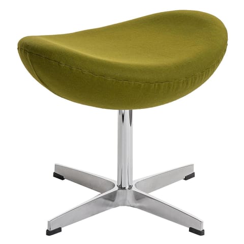 ⁨Footstool Egg green light cashmere 40 Premium (Light color)⁩ at Wasserman.eu