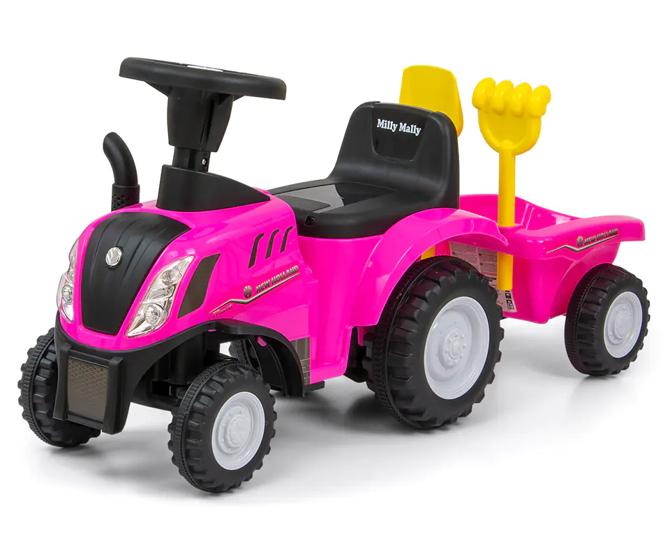 Ride-on Vehicle New Holland T7 Tractor Pink at Wasserman.eu