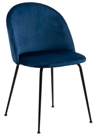 ⁨LOUISE dining chair blue⁩ at Wasserman.eu