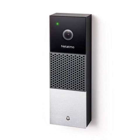 ⁨Netatmo DOORBELL Inteligentny Wideodomofon FullHD (kolor czarno-srebrny)⁩ w sklepie Wasserman.eu