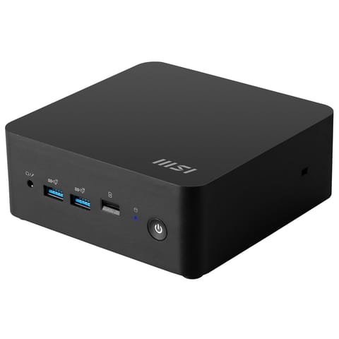 ⁨MSI Cubi NUC 1M-001EU Intel Core 7 150U 16 GB DDR5-SDRAM 1 TB SSD Windows 11 Pro 0.84L sized PC Mini PC barebone Black⁩ at Wasserman.eu