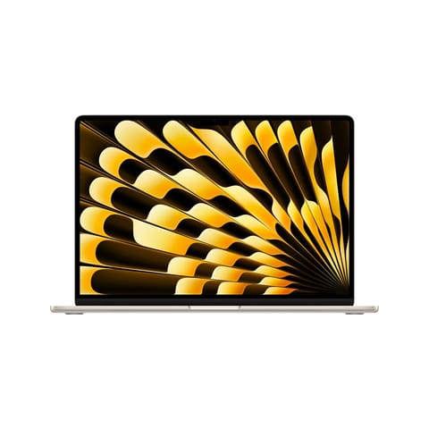 ⁨Apple 15-inch MacBook Air: Apple M3 chip with 8-core CPU and 10-core GPU, 16GB, 512GB SSD - Starlight⁩ w sklepie Wasserman.eu