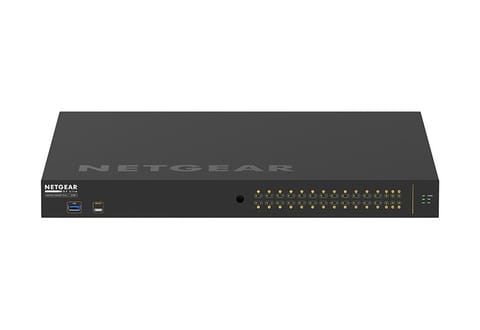 ⁨NETGEAR M4250-26G4XF-PoE+ Managed L2/L3 Gigabit Ethernet (10/100/1000) Power over Ethernet (PoE) 1U Black⁩ at Wasserman.eu