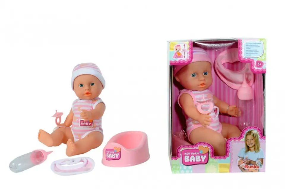 ⁨New Born Baby, Function Doll, 30 cm, 2 types⁩ at Wasserman.eu