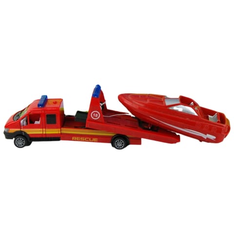 ⁨TOW TRUCK WITH MOTORBOAT 1 PC.⁩ at Wasserman.eu