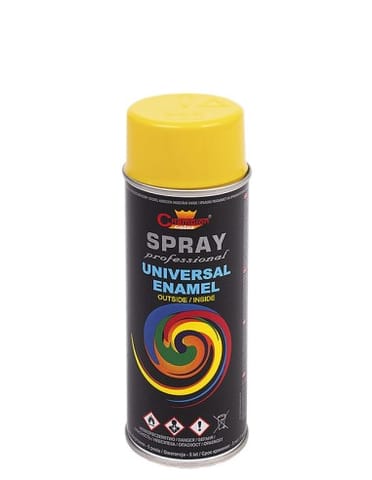 ⁨SPRAY Farba Champion 400ml ŻÓŁTA RAL 1023⁩ w sklepie Wasserman.eu