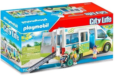 ⁨Zestaw z figurkami City Life 71329 Autobus szkolny⁩ w sklepie Wasserman.eu