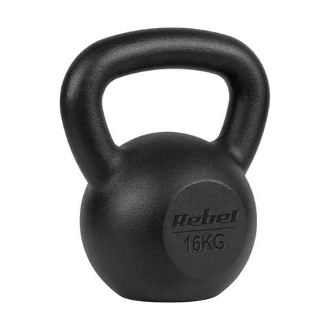 ⁨Kettlebell żeliwny 16kg, REBEL ACTIVE⁩ w sklepie Wasserman.eu