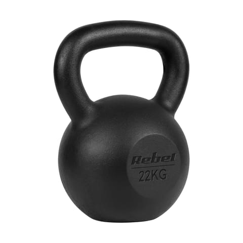 ⁨Kettlebell żeliwny 22kg, REBEL ACTIVE⁩ w sklepie Wasserman.eu