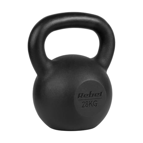 ⁨Kettlebell żeliwny 28kg, REBEL ACTIVE⁩ w sklepie Wasserman.eu