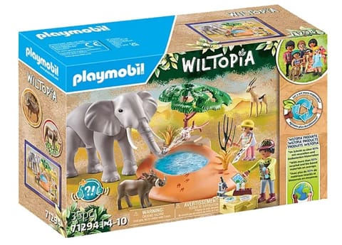 ⁨Wiltopia - Elephant at t he Waterhole⁩ at Wasserman.eu