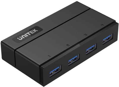 ⁨Unitek Y-HB03001 hub 4x USB3.0 z funkcją ładowania⁩ w sklepie Wasserman.eu