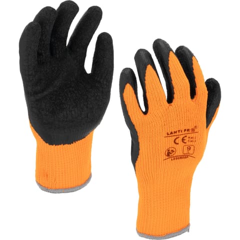 ⁨GLOVES WINTER ORANGE POLY. L250810P, 12 PAIRS, "10",CE,LAHTI⁩ at Wasserman.eu