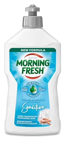 ⁨CUSSONS Morning Fresh Skoncentrowany płyn do mycia naczyń - Sensitive 400 ml⁩ w sklepie Wasserman.eu