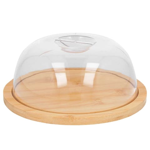DESKA Z KLOSZEM 19cm DO PODAWANIA SERÓW CIASTEK 3806 w sklepie Wasserman.eu