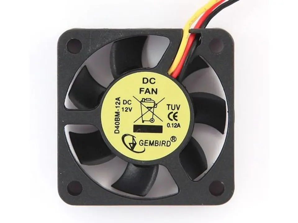 Cooler Fan 40x40x10mm 3-Pin 12V at Wasserman.eu