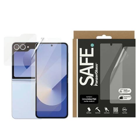 ⁨SAFE by PanzerGlass Sam Z Flip6 F741 Bundle 2in1 Screen Protector Ultra Wide-Fit + TPU Classic Fit SAFE95868⁩ w sklepie Wasserman.eu