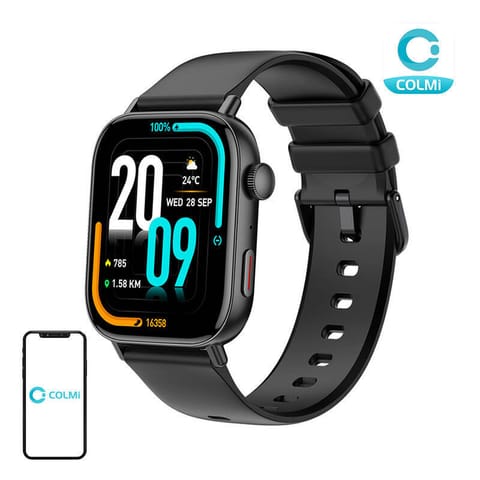 ⁨Smartwatch Colmi C8 Max (Czarny)⁩ w sklepie Wasserman.eu