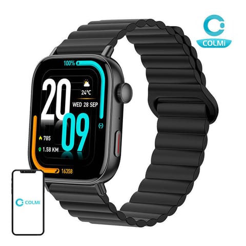 ⁨Smartwatch Colmi C8 Max z magnetycznym paskiem (czarny)⁩ w sklepie Wasserman.eu