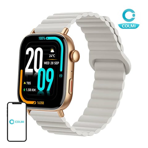 ⁨Smartwatch Colmi C8 Max z magnetycznym paskiem (złoty)⁩ w sklepie Wasserman.eu