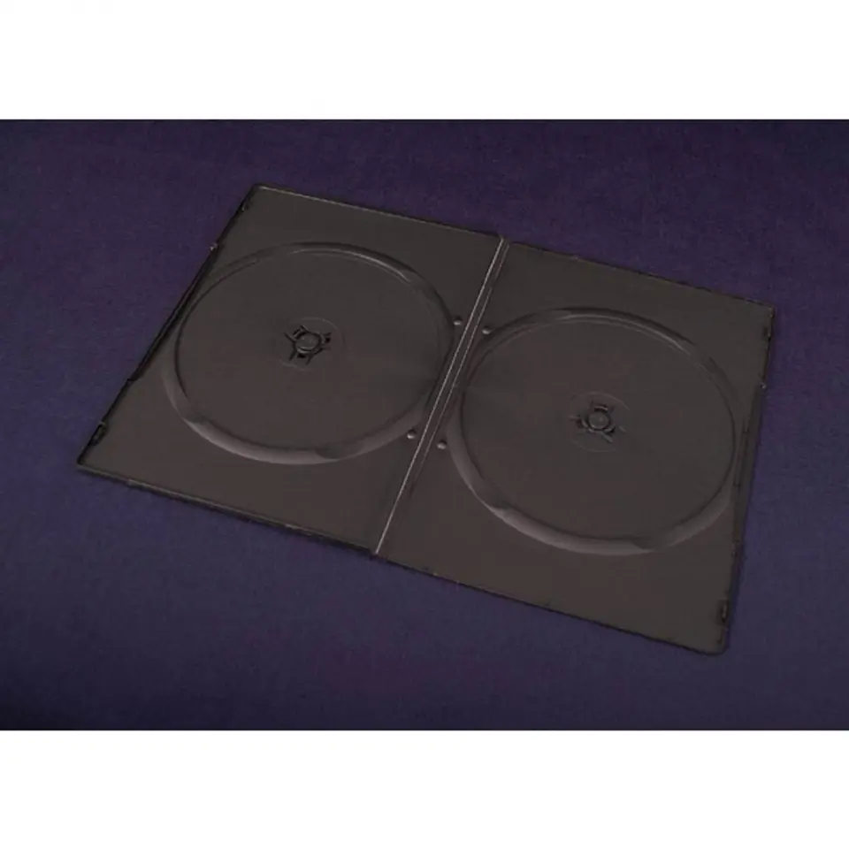 3037 Pudełko na 2 dvd ultra slim - czarne (7 mm.) w sklepie Wasserman.eu
