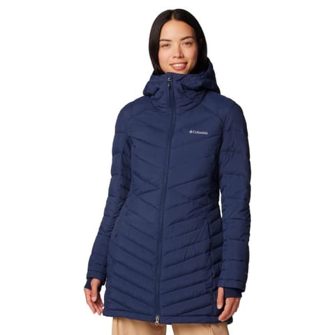 ⁨Kurtka Columbia Joy Peak Hooded II Mid Jacket W (kolor Granatowy, rozmiar M)⁩ w sklepie Wasserman.eu