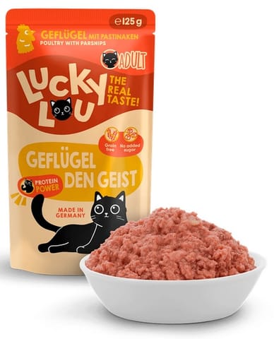 ⁨Lucky Lou Lifestage Adult Drób saszetka 125g⁩ w sklepie Wasserman.eu