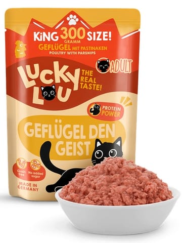 ⁨Lucky Lou Lifestage Adult Drób saszetka 300g⁩ w sklepie Wasserman.eu