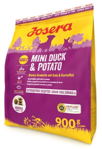 ⁨Josera Mini Duck & Potato Adult 900g⁩ w sklepie Wasserman.eu