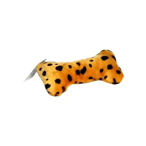 ⁨YARRO Zabawka pluszowa dla psa - kość wzór cętki, 22cm piszcząca [Y0011]⁩ w sklepie Wasserman.eu