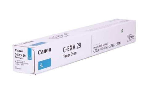 ⁨Canon Original LaserEr Cartridge CEXV29, cyan, 27000s, 2794B002, Canon iR-C5030, 5035, O⁩ at Wasserman.eu