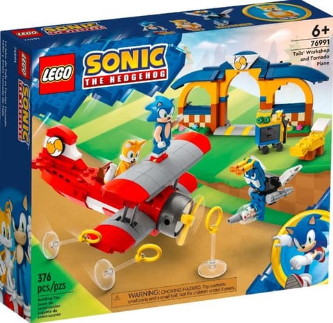 ⁨LEGO Sonic 76991 Tails' Workshop and Tornado Plane⁩ at Wasserman.eu