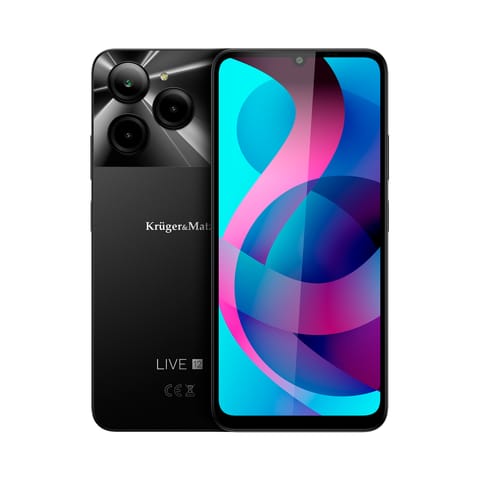 ⁨Smartfon Kruger&Matz LIVE 12 black⁩ w sklepie Wasserman.eu