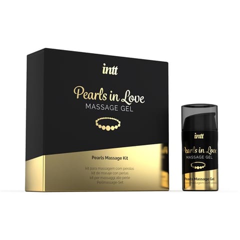 ⁨Intt PL0001 Pearls in Love Massage Silicone Based Gel Beads 15 ml⁩ w sklepie Wasserman.eu