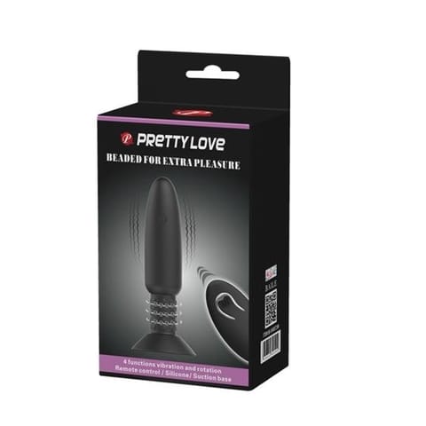 ⁨Pretty Love Beaded for xtra pleasure Plug Black⁩ w sklepie Wasserman.eu