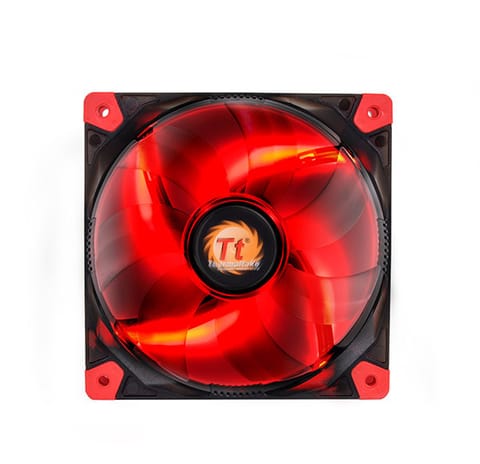 ⁨Wentylator do obudów THERMALTAKE Luna 12 LED Czerwony CL-F017-PL12RE-A⁩ w sklepie Wasserman.eu