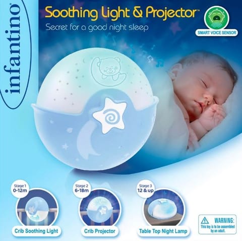 ⁨Infantino Projektor 2w1 niebieski⁩ w sklepie Wasserman.eu