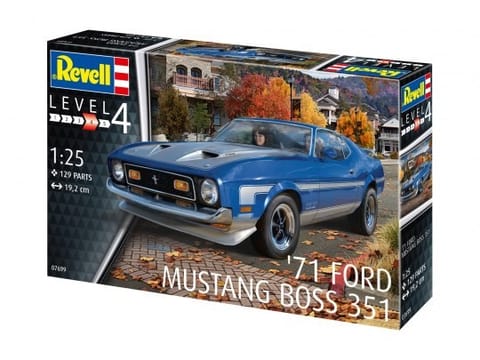 ⁨Plastic model Car 71 Ford Mustang Boss 351 1/25⁩ at Wasserman.eu