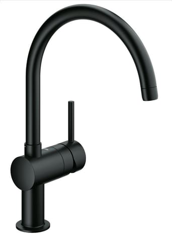 ⁨GROHE Minta single lever kitchen sink mixer Black⁩ at Wasserman.eu