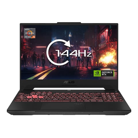 ⁨ASUS TUF Gaming A15 FA507NU-LP101W AMD Ryzen™ 5 7535HS Laptop 39.6 cm (15.6") Full HD 16 GB DDR5-SDRAM 512 GB SSD NVIDIA GeForce RTX 4050 Wi-Fi 6 (802.11ax) Windows 11 Home Grey⁩ at Wasserman.eu