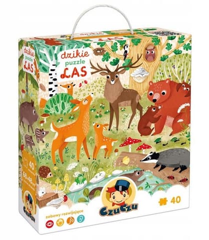 ⁨Puzzle Dzikie puzzle - Las 40 elementów⁩ w sklepie Wasserman.eu